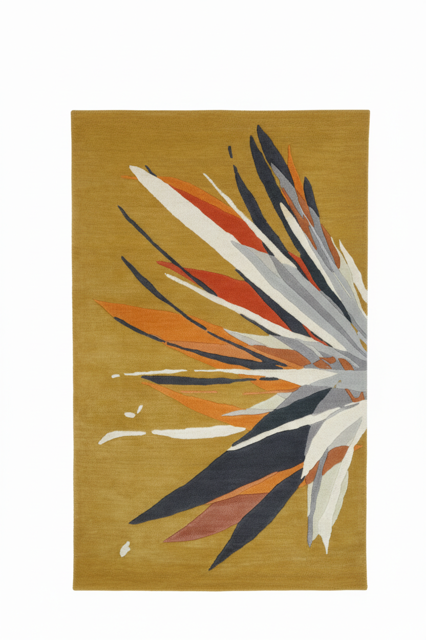 Shard Rectangle Hand Tufted Rug