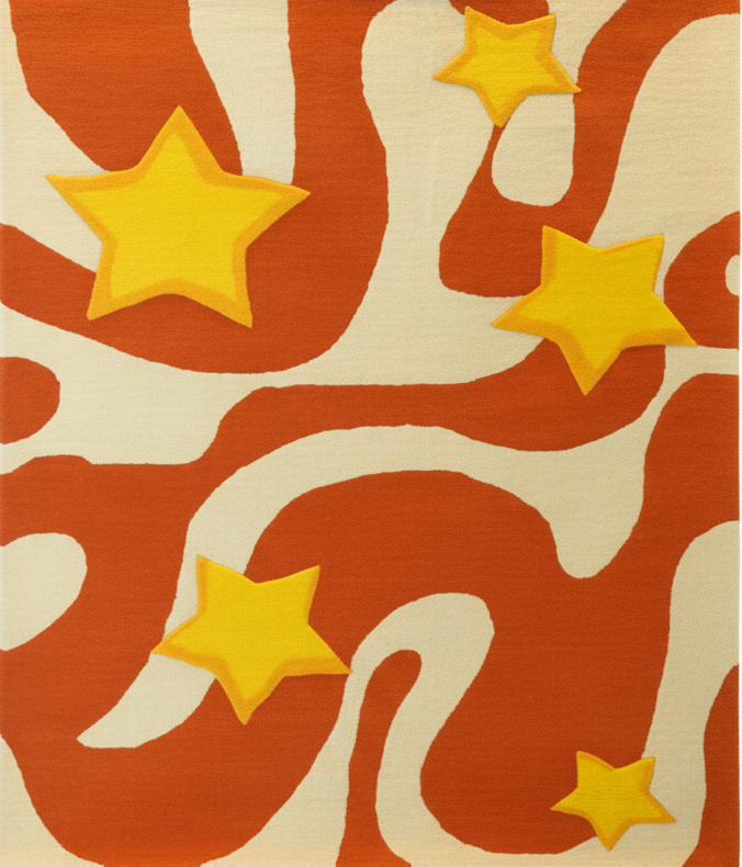 Comic Cuts Designer Hand Tufted Rug