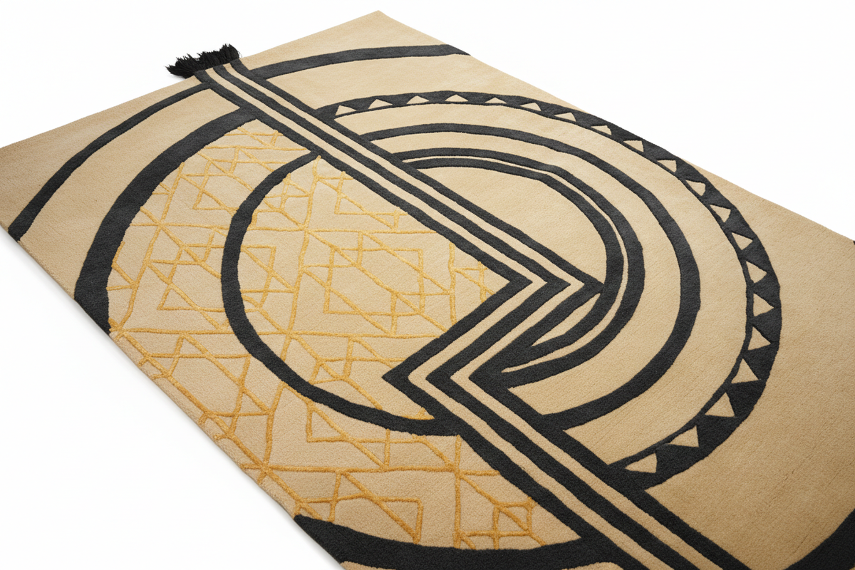Sunburst Designer Hand Tufted Rug