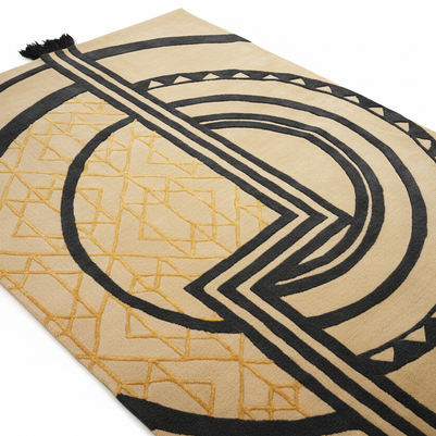 Sunburst Designer Hand Tufted Rug