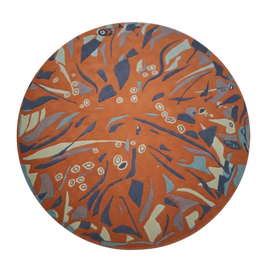 Sharp Round Hand Tufted Rug