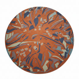 Sharp Round Hand Tufted Rug