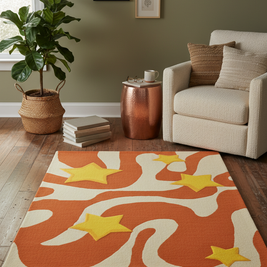 Comic Cuts Designer Hand Tufted Rug
