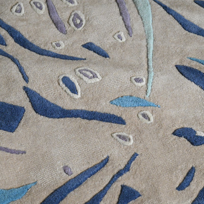 Sharp Round Hand Tufted Rug