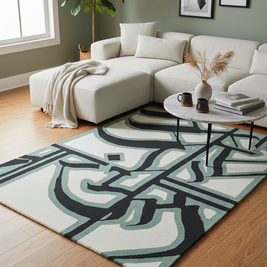 Antaha Asti Prarambh Designer Hand Tufted Rug