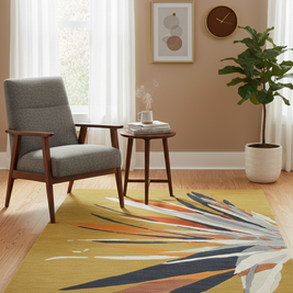 Shard Rectangle Hand Tufted Rug
