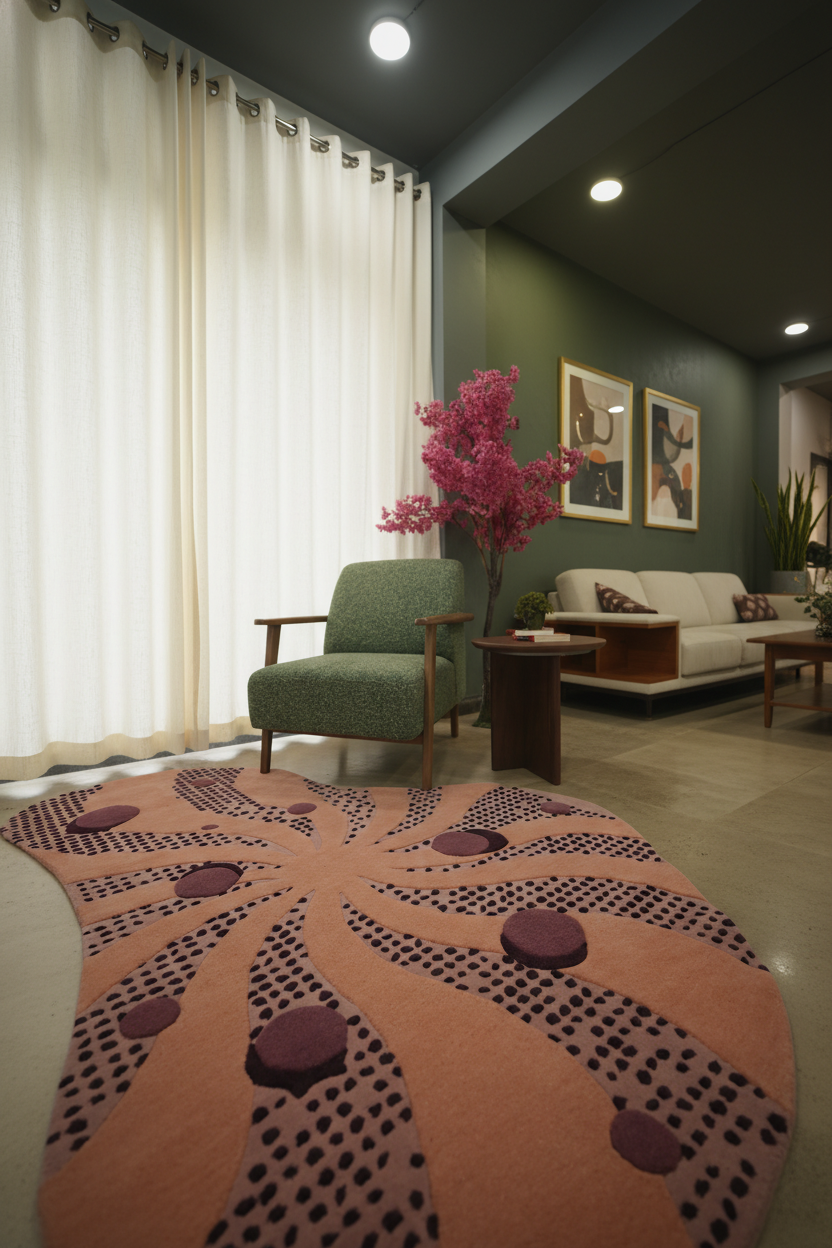 Neon Wrap A Designer Hand Tufted Rug