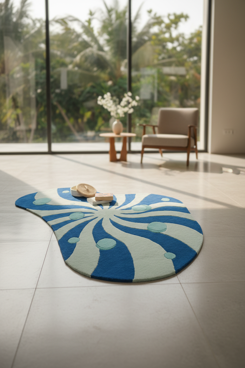 Neon Wrap A Designer Hand Tufted Rug