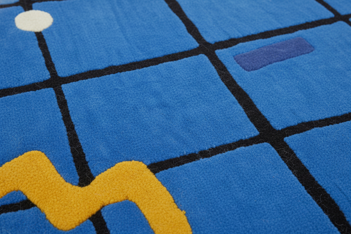 Pixel Pop Designer Hand Tufted Rug