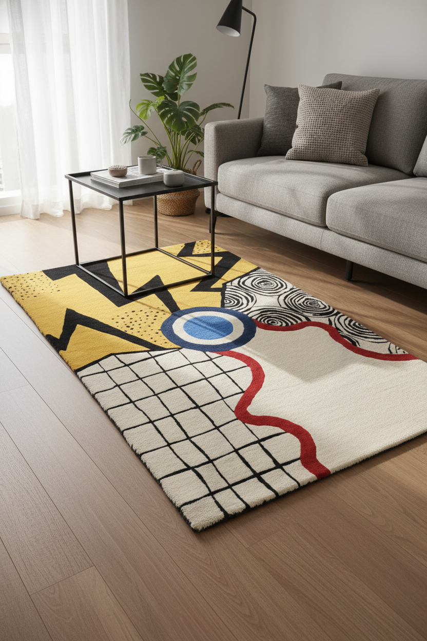 Pop Turf Designer Hand Tufted Rug
