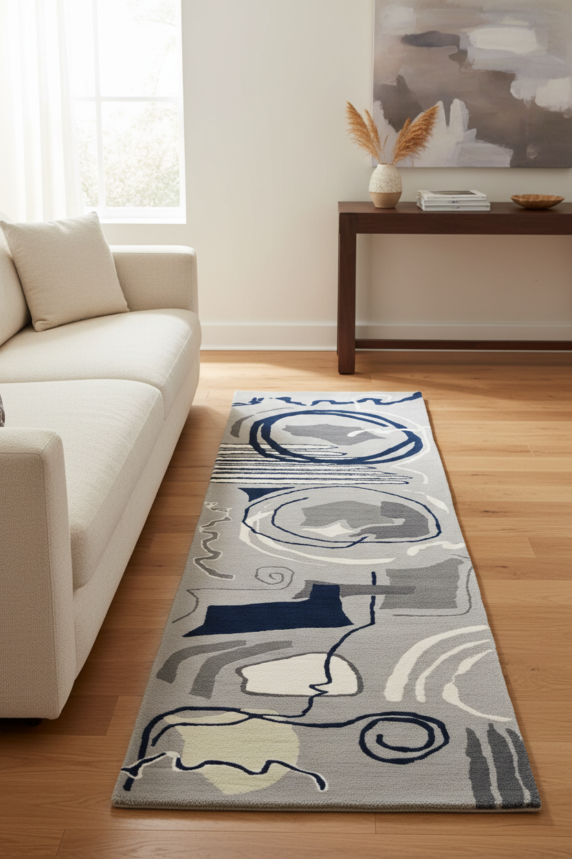 Steam Designer Runner Rug