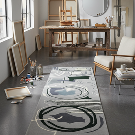 Steam Designer Runner Rug