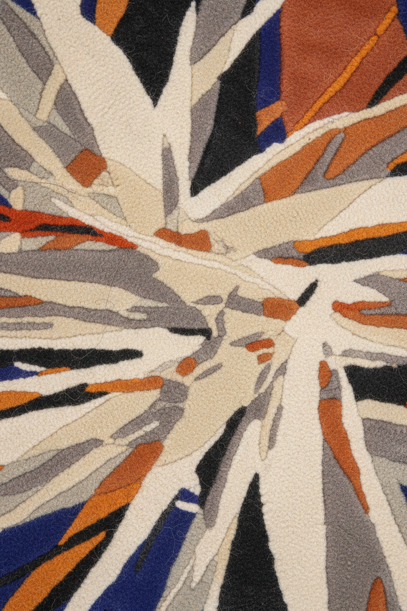 Shard Round  Hand Tufted Rug