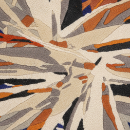 Shard Round  Hand Tufted Rug