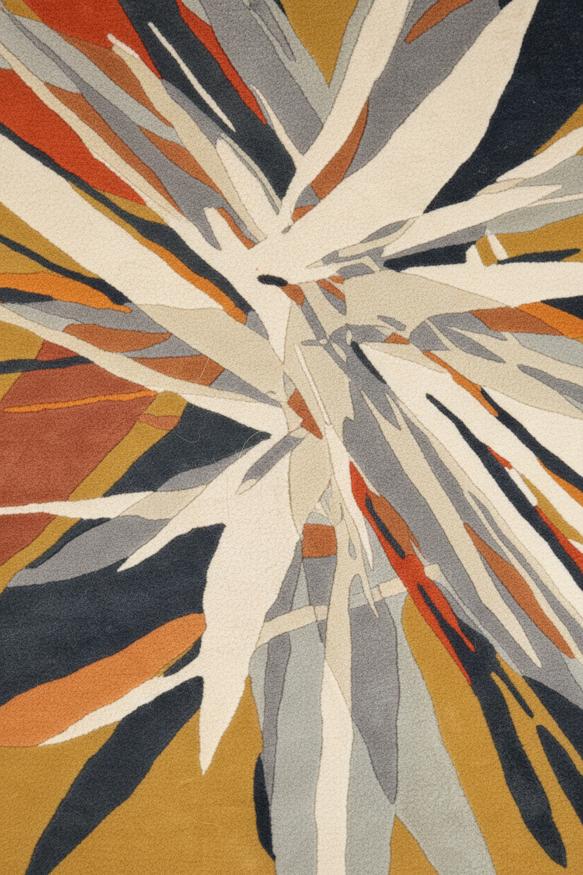 Shard Round  Hand Tufted Rug