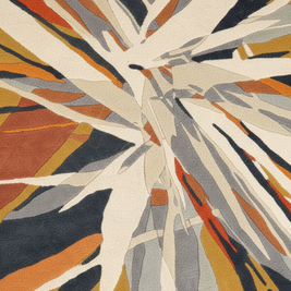 Shard Round  Hand Tufted Rug