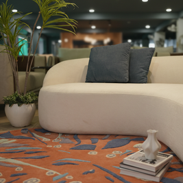 Sharp Round Hand Tufted Rug