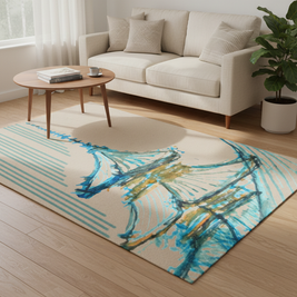 Shoji Designer Hand Tufted Rug