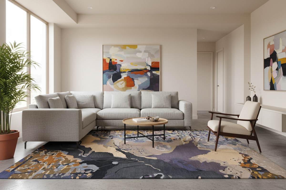 Storm Luxury Hand Tufted Rug