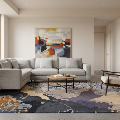 Storm Luxury Hand Tufted Rug