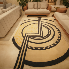 Sunburst Designer Hand Tufted Rug