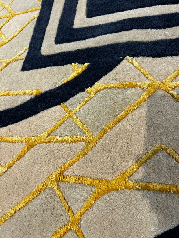 Sunburst Designer Hand Tufted Rug
