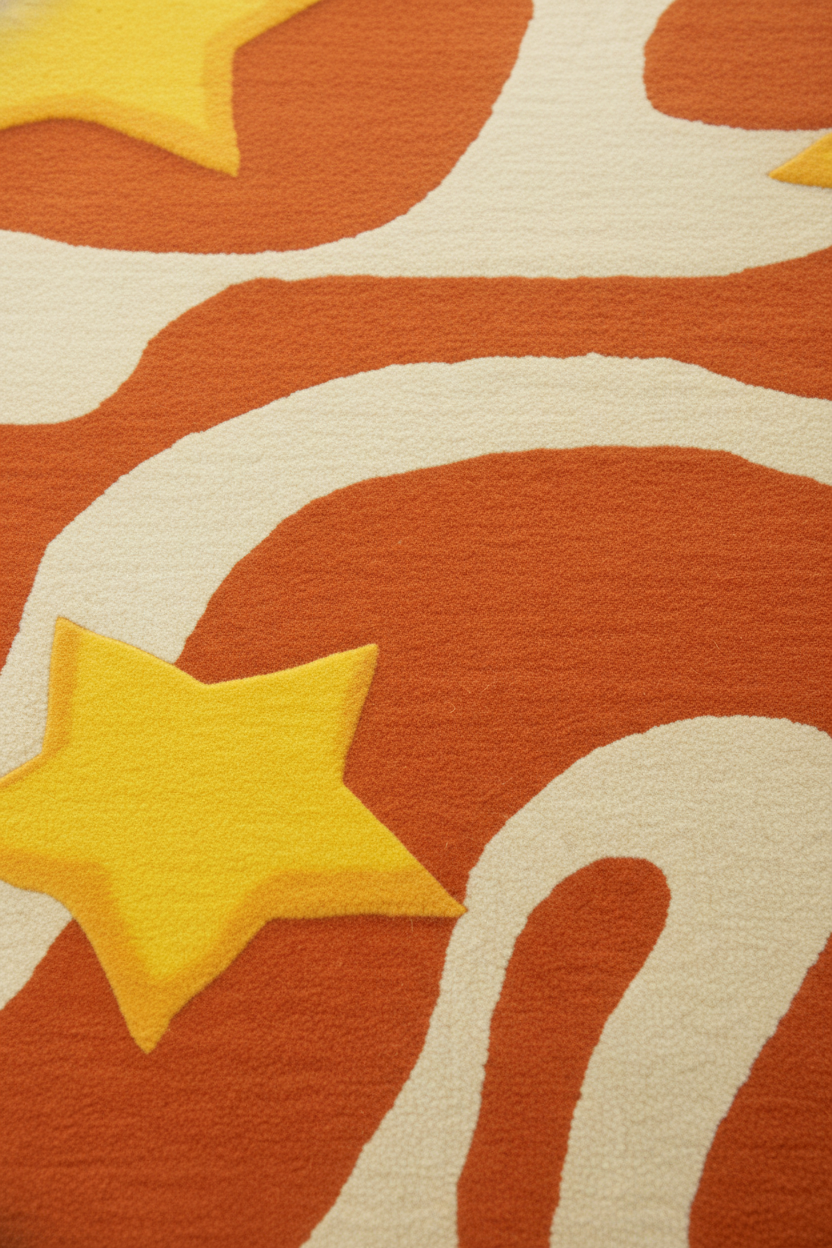 Comic Cuts Designer Hand Tufted Rug