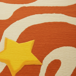 Comic Cuts Designer Hand Tufted Rug